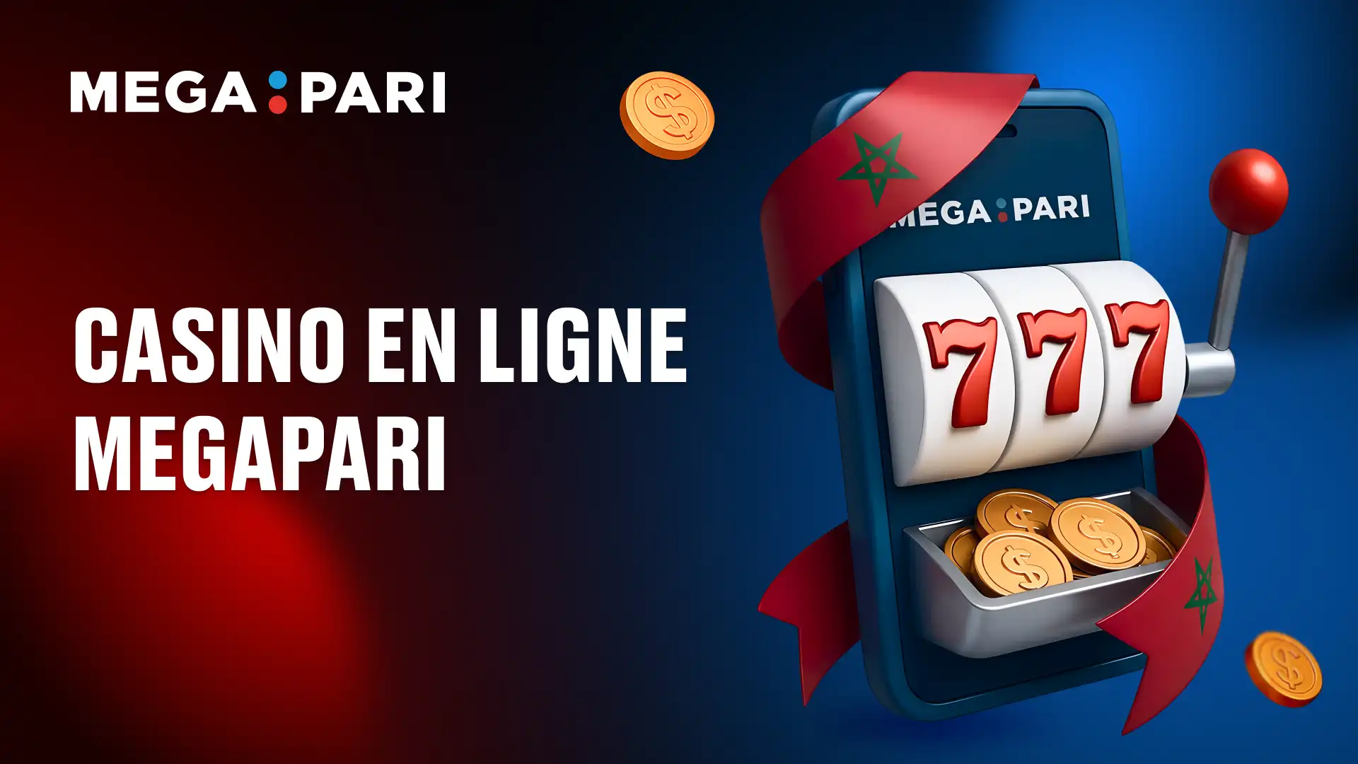 Machine à sous avec le numéro 777 dans le casino Megapari en ligne